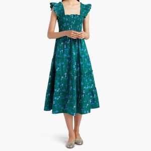 HillHouse Home Ellie “space floral” nap dress